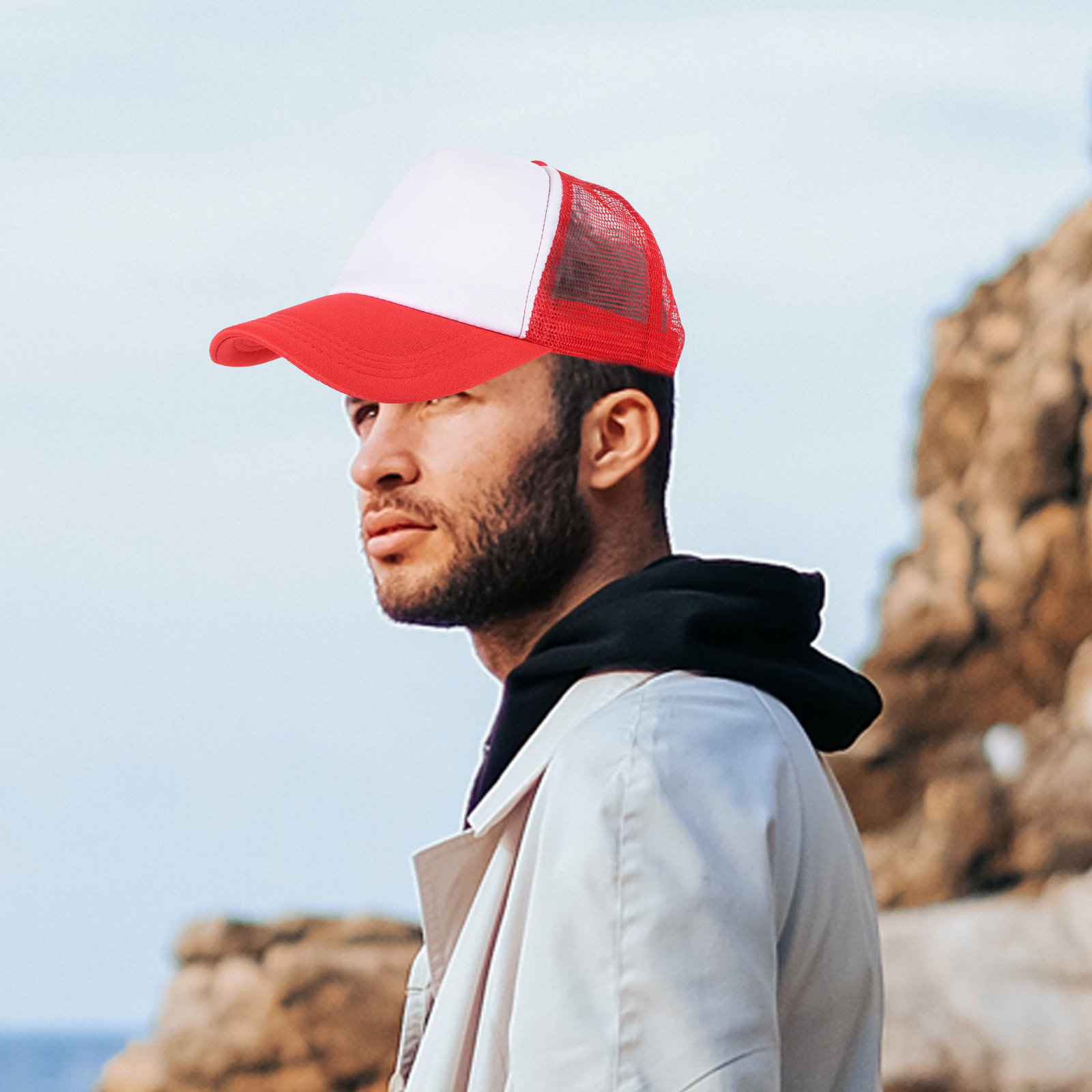 Hat Sublimation Blank - 10Pcs Sublimation Blank Mesh Baseball Hats