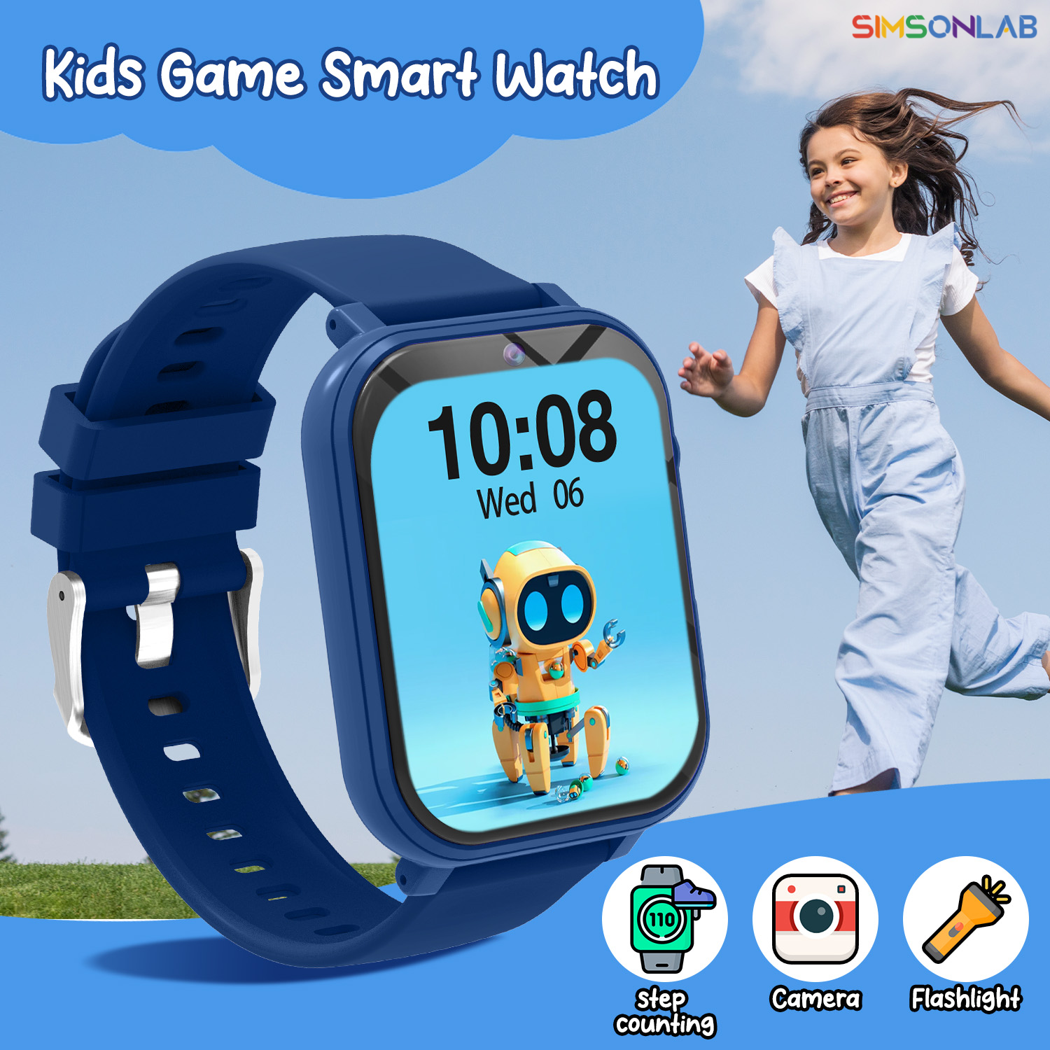 Kids Smart Watch Games Camera  - Door Mat Blank avaliação e preço