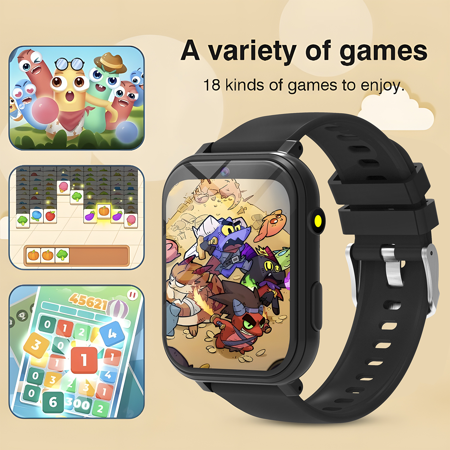 Kids Smart Watch Games Camera  - Door Mat Blank avaliação e preço