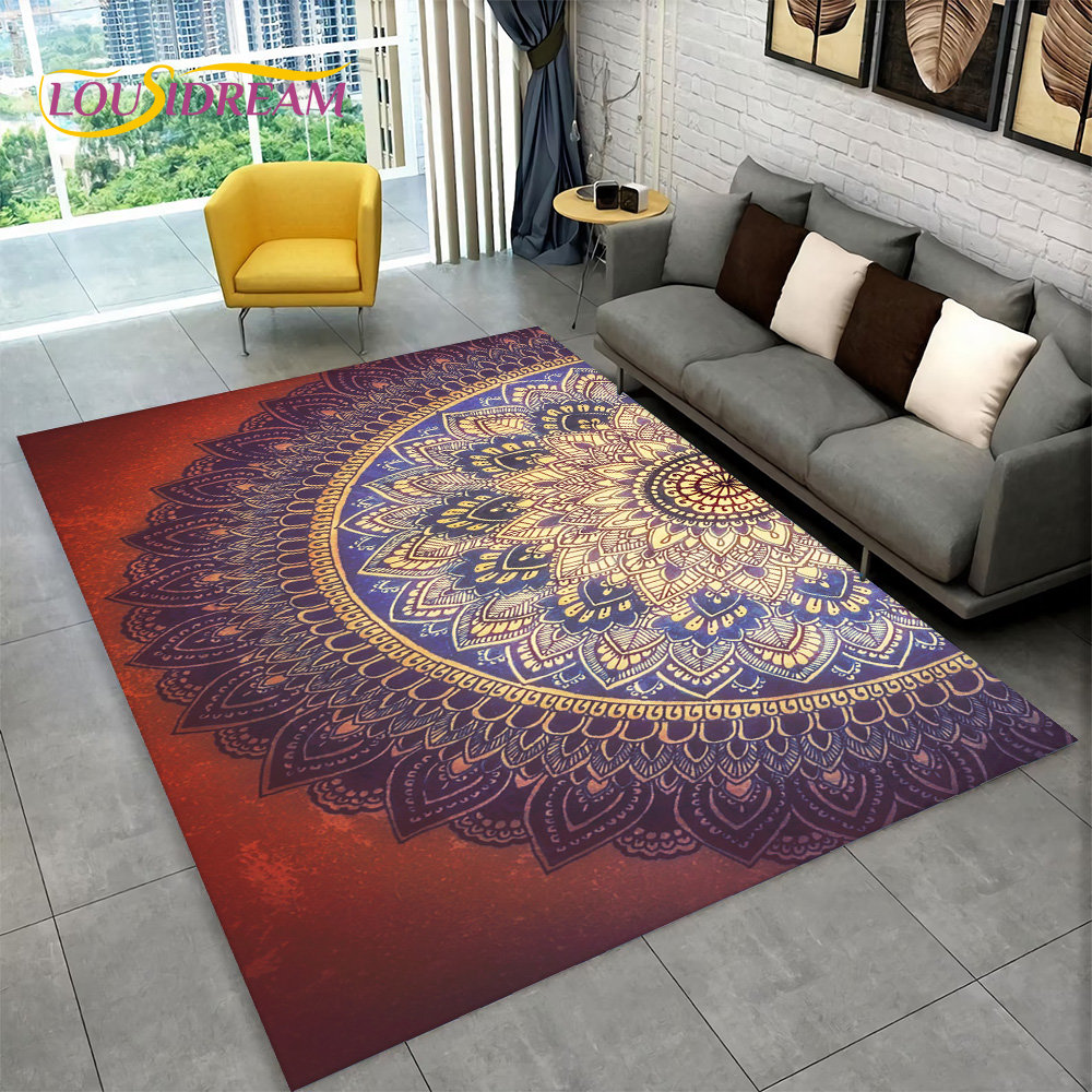 Bohemia Mandala Geometric Area - Door Mat Blank avaliação e preço