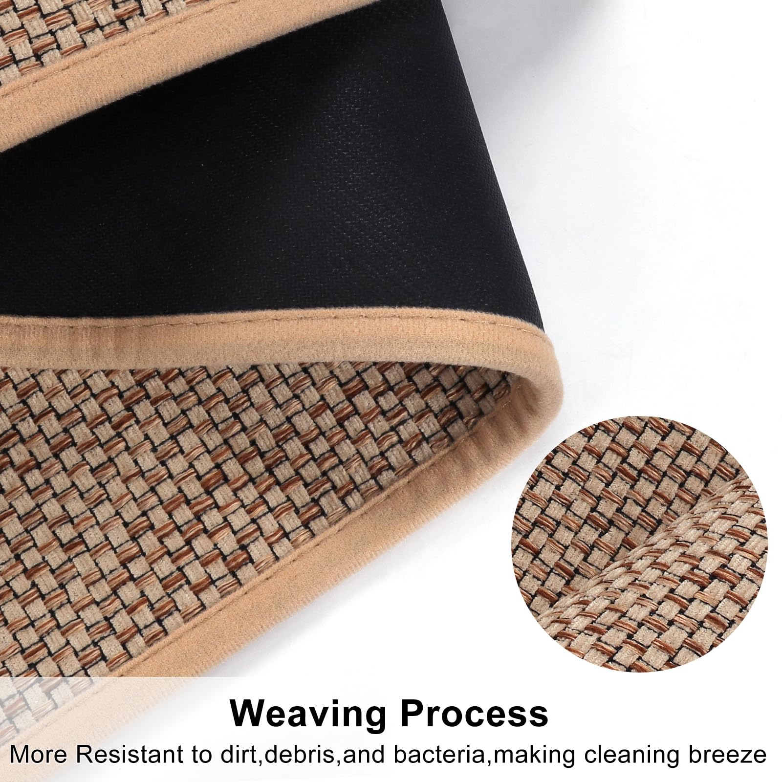 Linen Weave Kitchen Floor Mat  - Door Mat Blank avaliação e preço