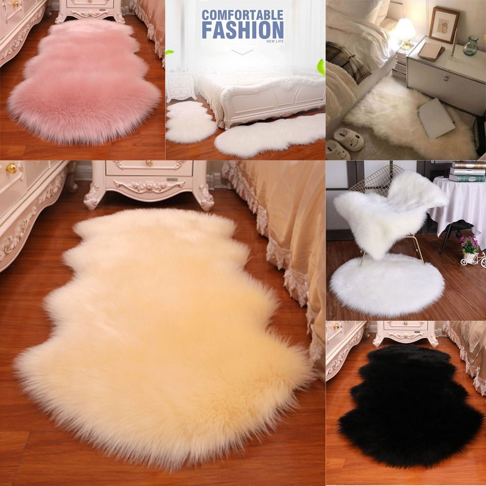 Soft Faux Fluffy Shaggy Rugs A - Door Mat Blank avaliação e preço