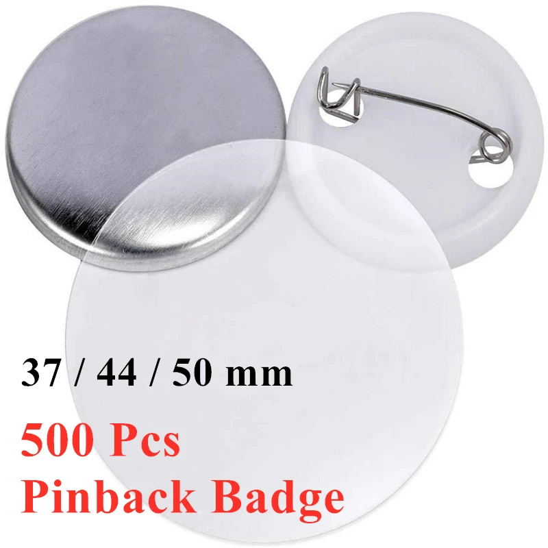 500Pcs/set Blank Badge Pinback - Button Badge Blank avaliação e preço