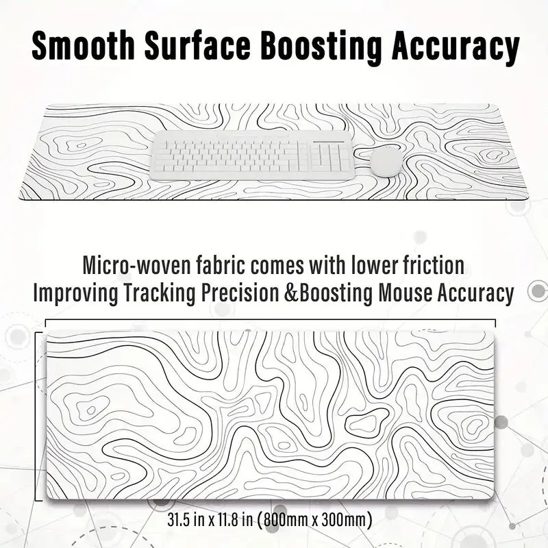 1PC Large Mouse Pads For Desk, - Mouse Pad Blank Sublimation avaliação e preço