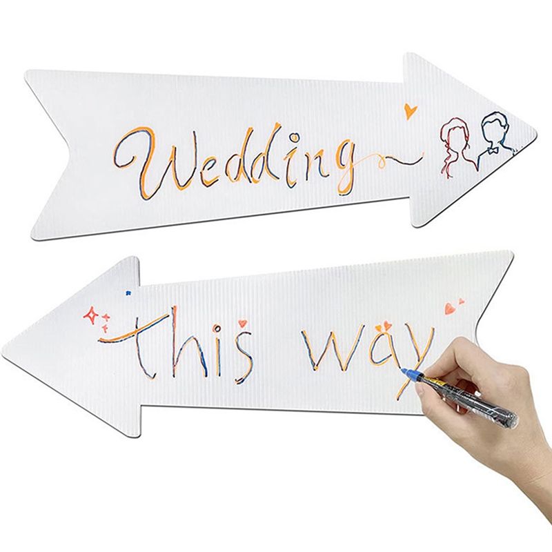 A68P-Directional Arrows Signs  - Yard Sign Blank avaliação e preço