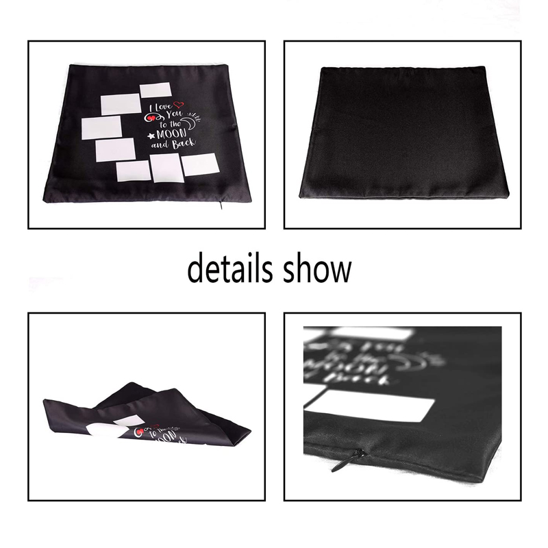 10pcs/Lot 7 Panels Blank Moon  - Pillow Cover Sublimation avaliação e preço