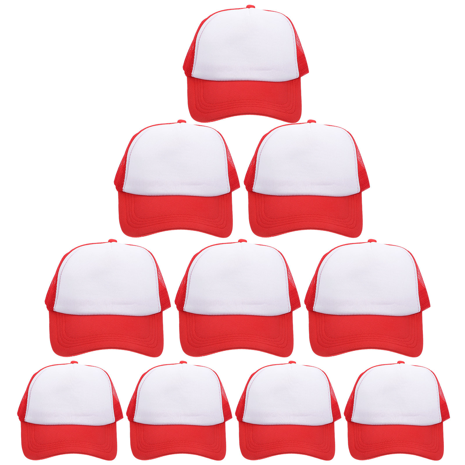 10Pcs Blank Mesh Baseball Caps - Hat Sublimation Blank avaliação e preço