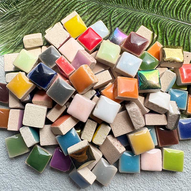 DIY 100g Ceramic Mosaic Tiles  - Ceramic Tile Blank avaliação e preço