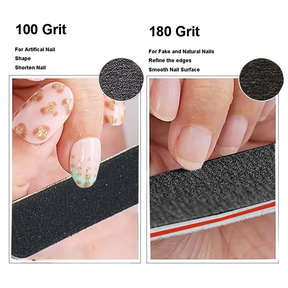 4pcs Professional Nail Files D - Photo Acrylic Block avaliação e preço