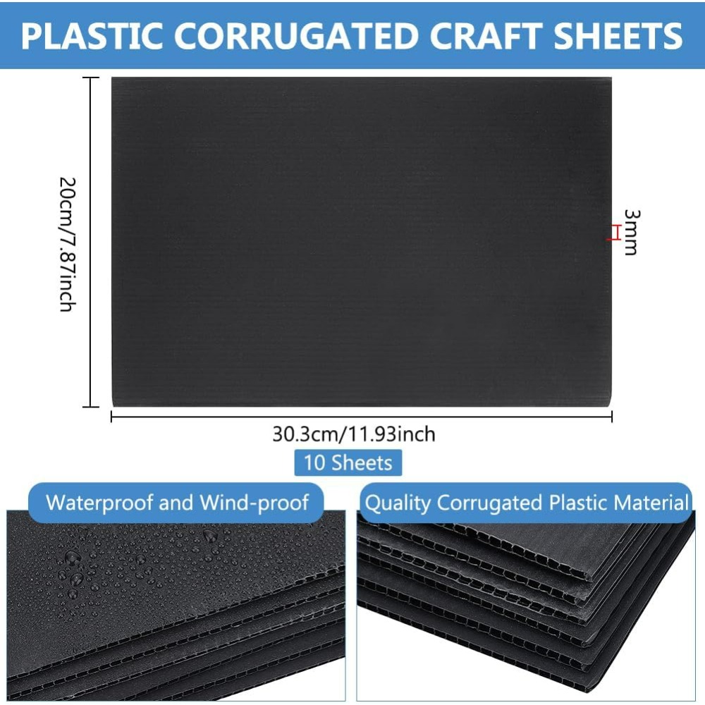 Plastic Sheets 12x7.8 Inch Stu - Yard Sign Blank avaliação e preço