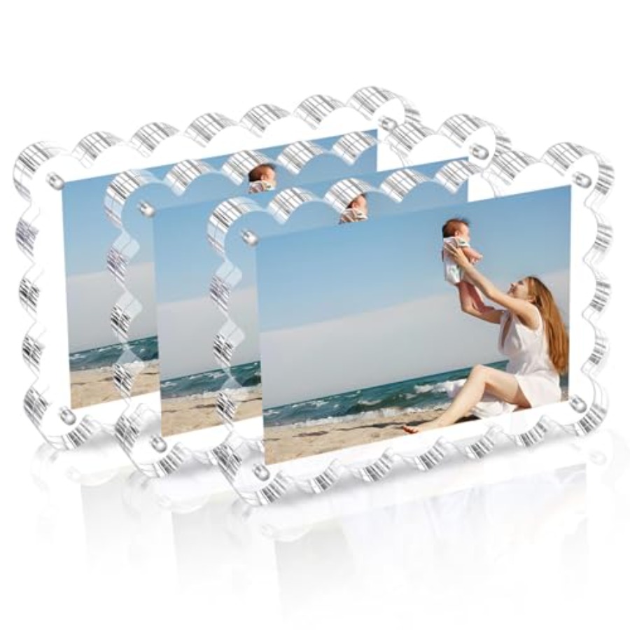 3 Pack Acrylic Picture Frame.  - Photo Acrylic Block avaliação e preço