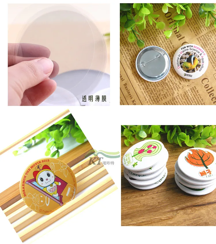 100pcs Blank Badge Pin Button  - Button Badge Blank avaliação e preço