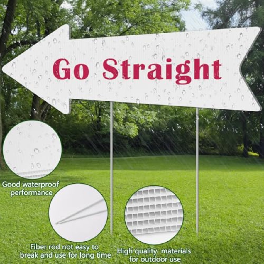 Directional Arrow Signs with S - Yard Sign Blank avaliação e preço
