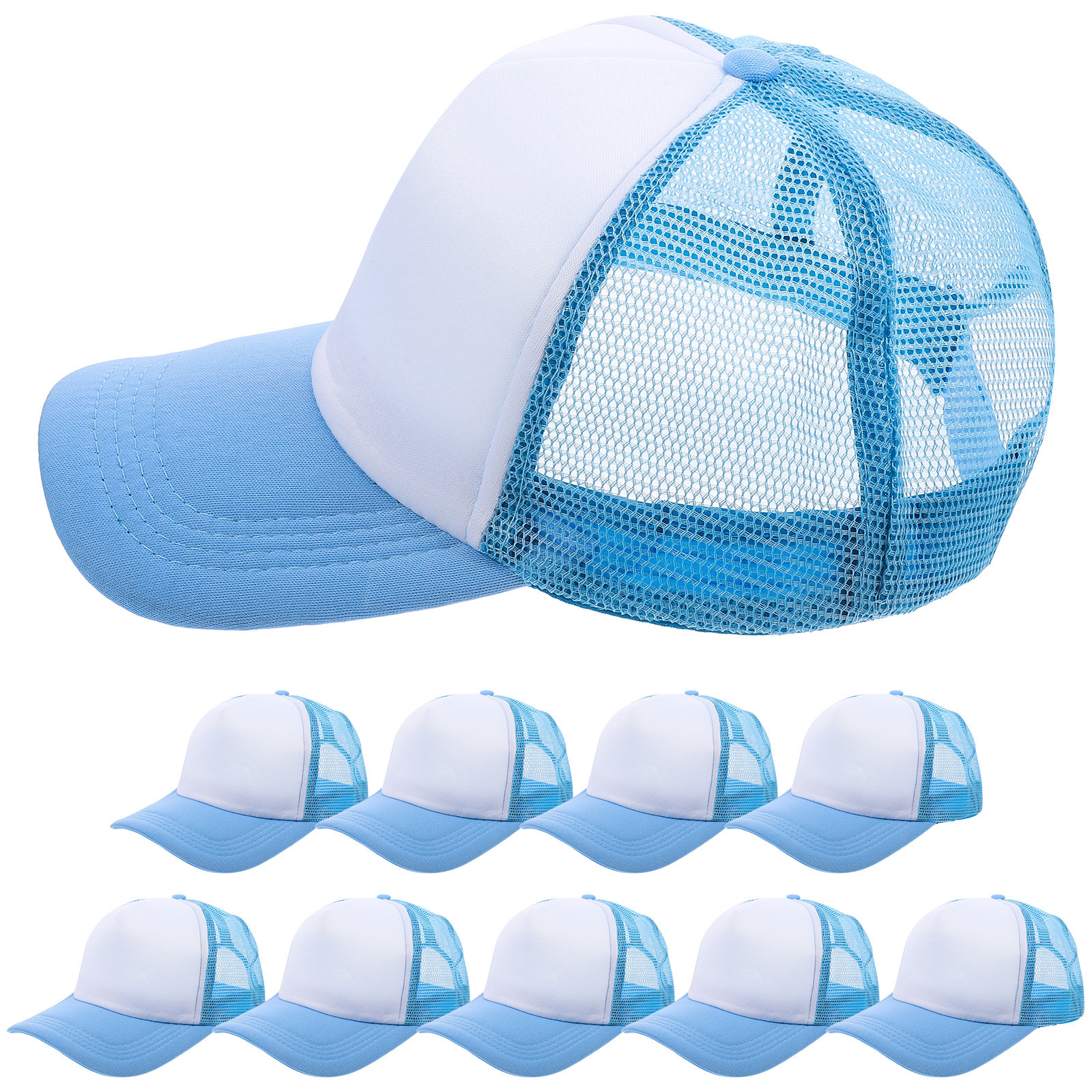 10Pcs Sublimation Blank Baseba - Hat Sublimation Blank avaliação e preço