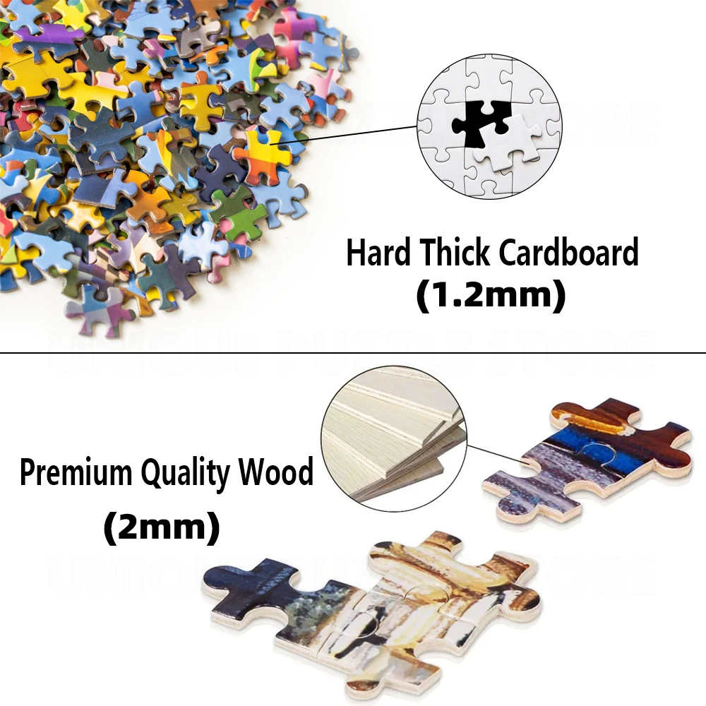 DIY Custom Jigsaw Puzzle Custo - Puzzle Blank White avaliação e preço