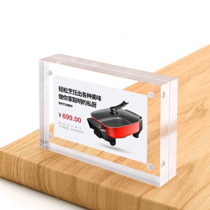 5 PCS 90x55mm Magnetic Acrylic - Photo Acrylic Block avaliação e preço