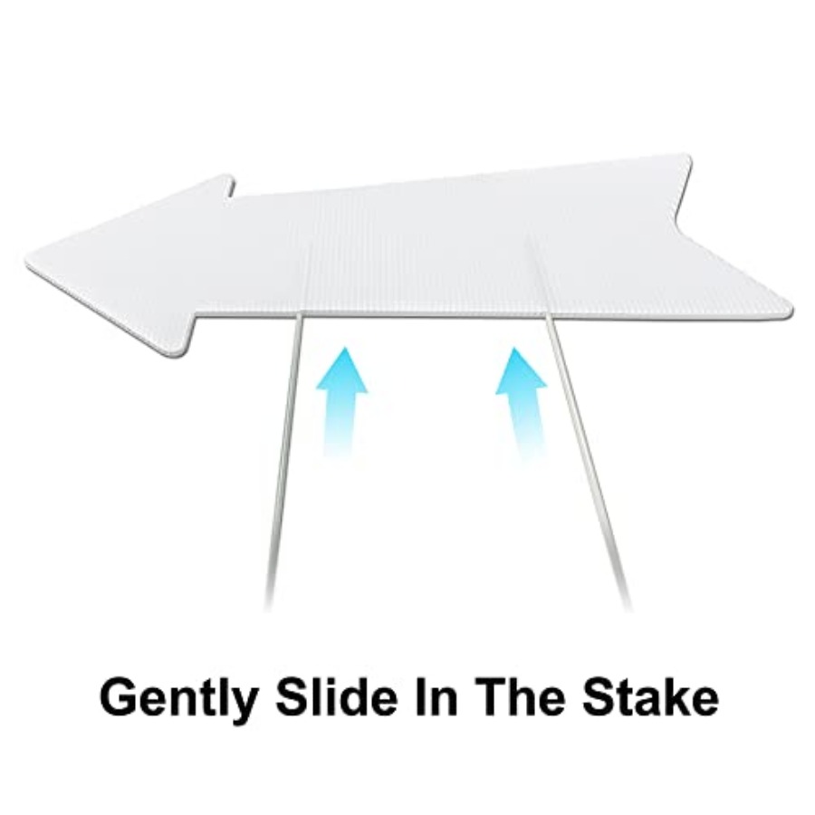 Blank Arrow Signs with Stakes  - Yard Sign Blank avaliação e preço