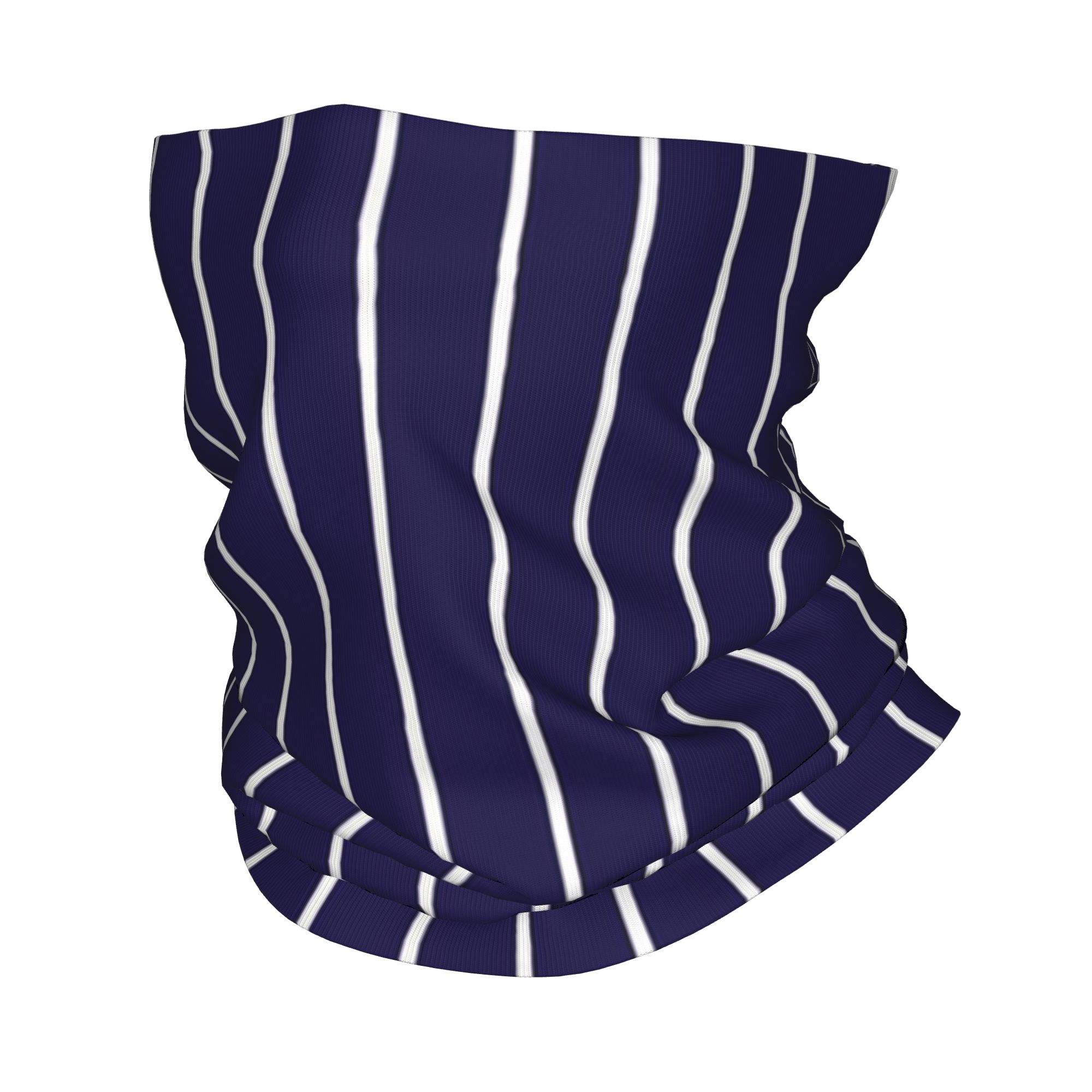 Navy Blue and White stripes Pi - Bandana Blank White avaliação e preço