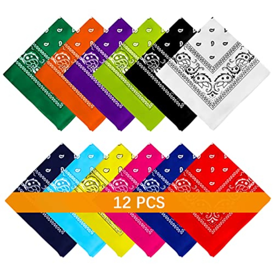 12- Bandanas for Men Women Pai - Bandana Blank White avaliação e preço