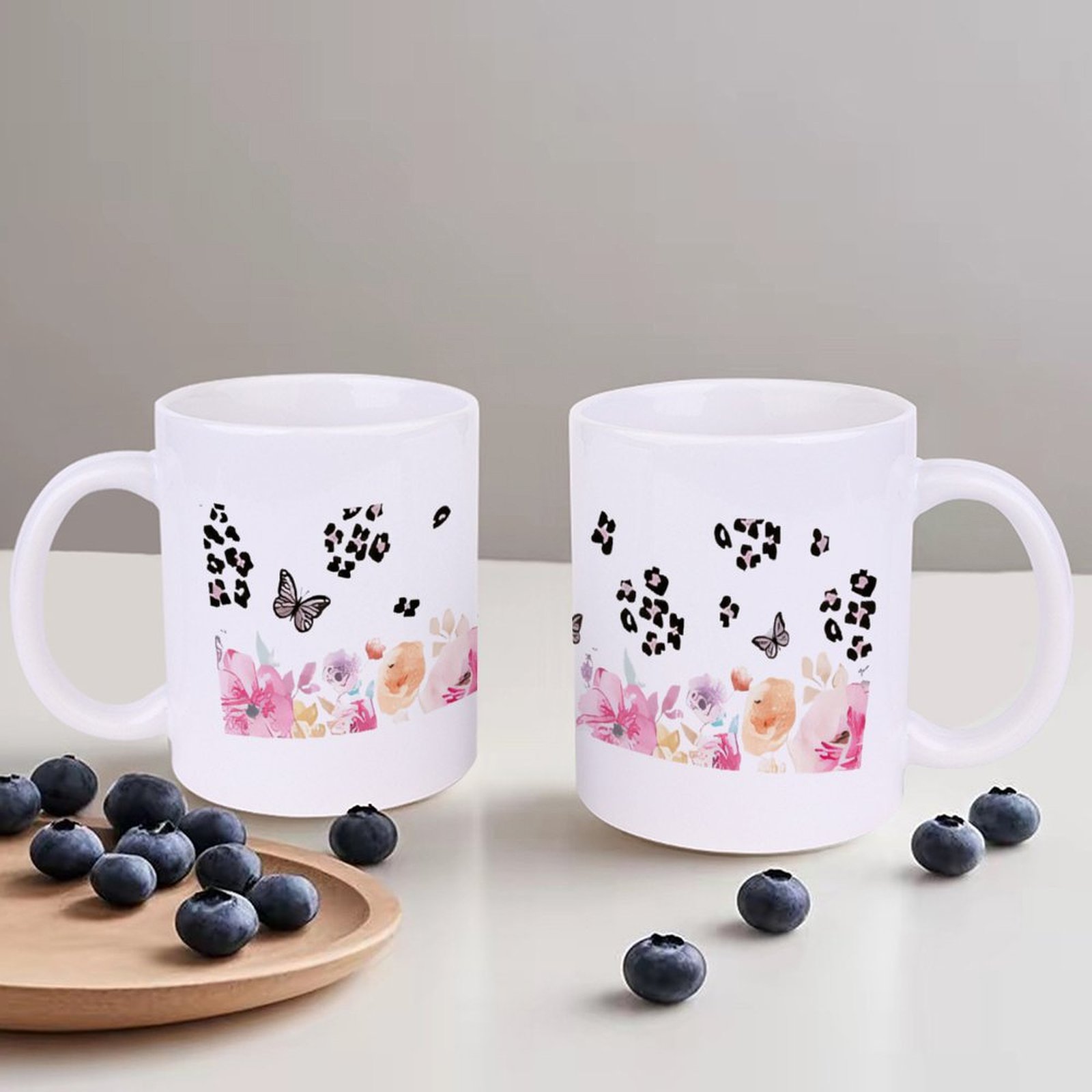 A Watercolor Painting Of Flowe - Sublimation Mug White avaliação e preço