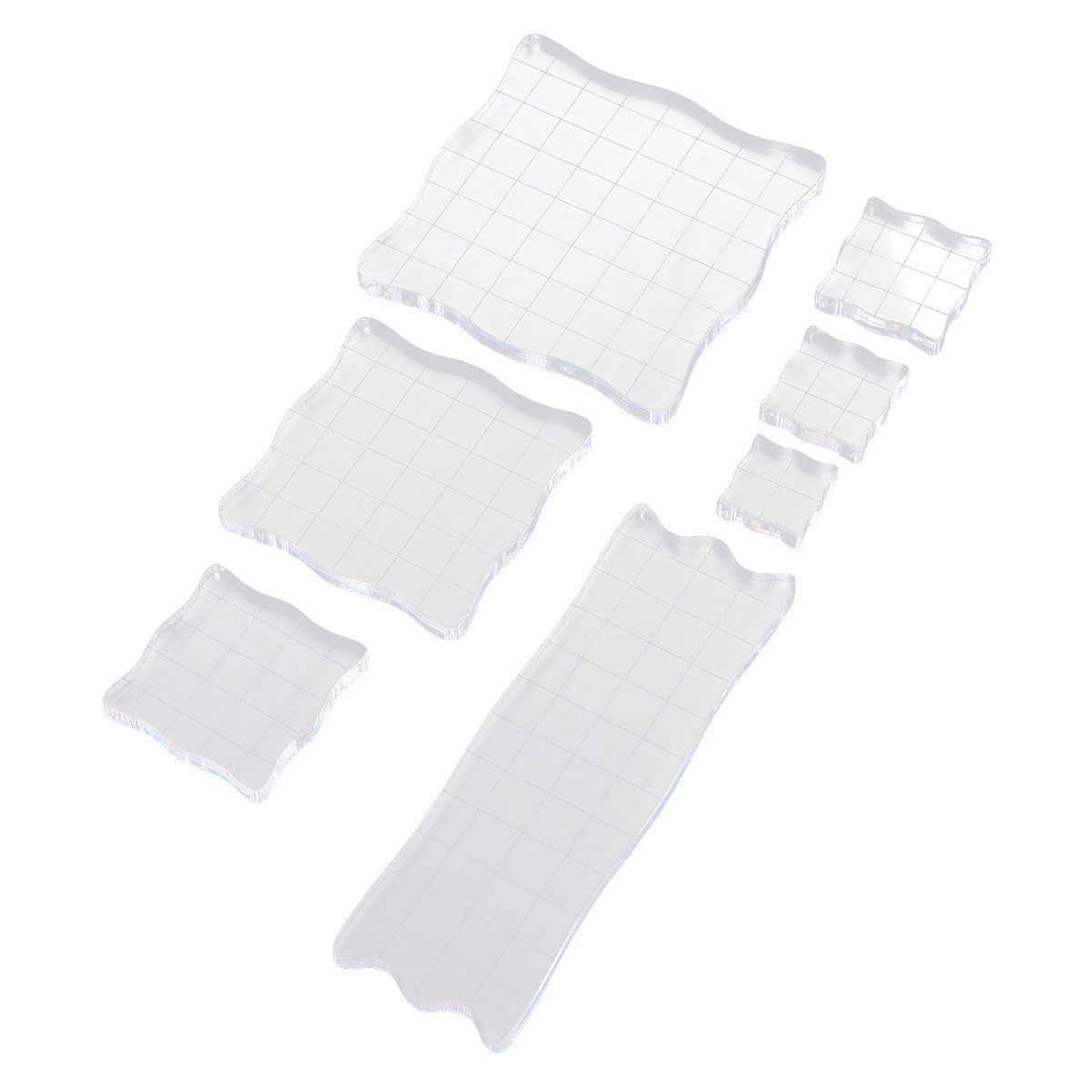 7Pcs Acrylic Blocks DIY Craft  - Photo Acrylic Block avaliação e preço