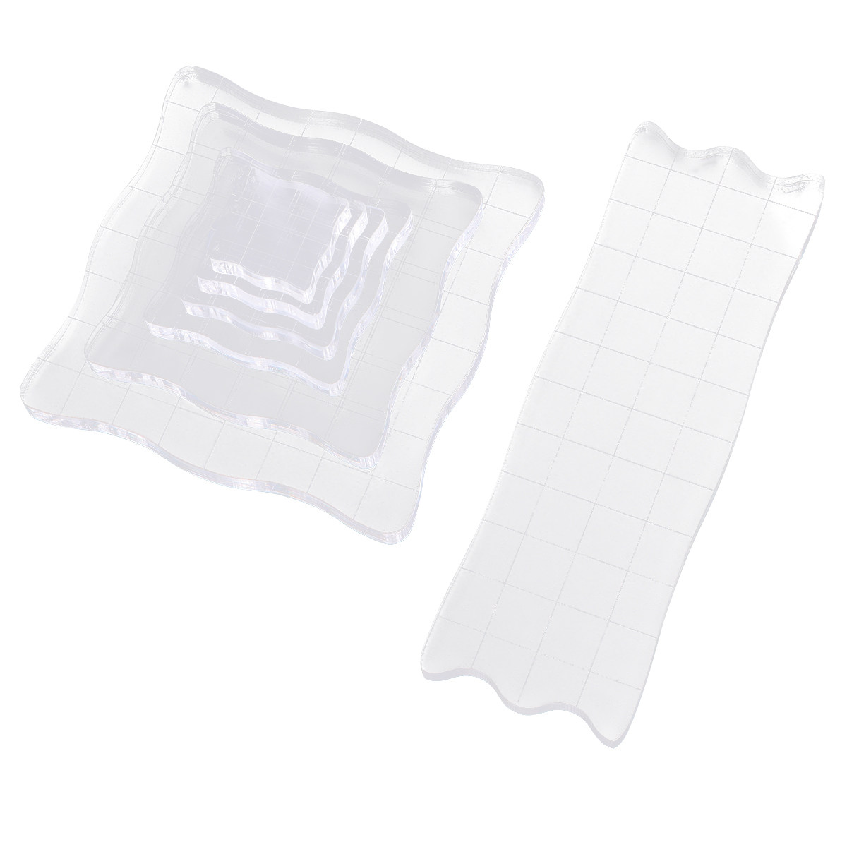 7Pcs Acrylic Blocks DIY Craft  - Photo Acrylic Block avaliação e preço