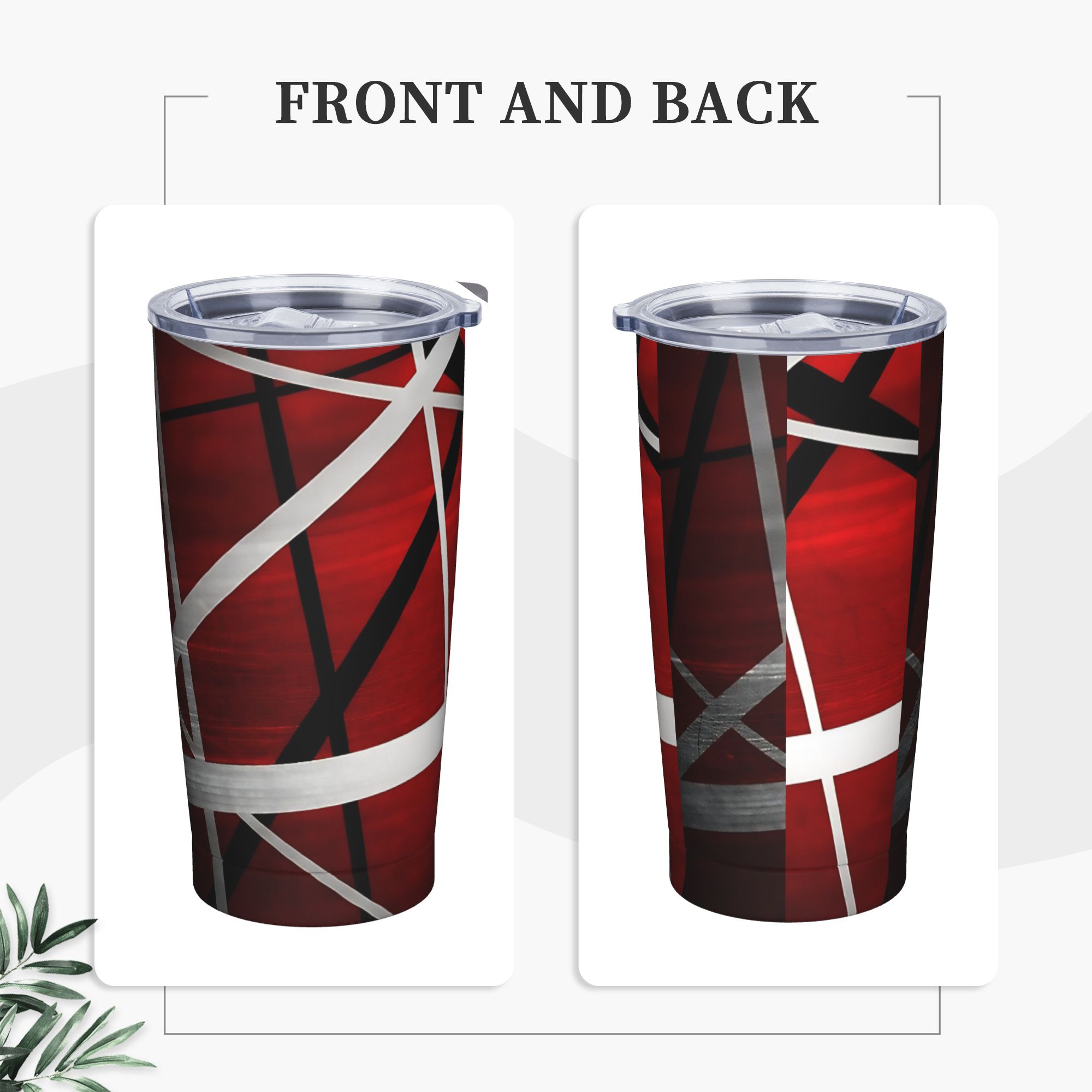 V-Van Halens Red Black White T - Tumbler 20Oz White avaliação e preço
