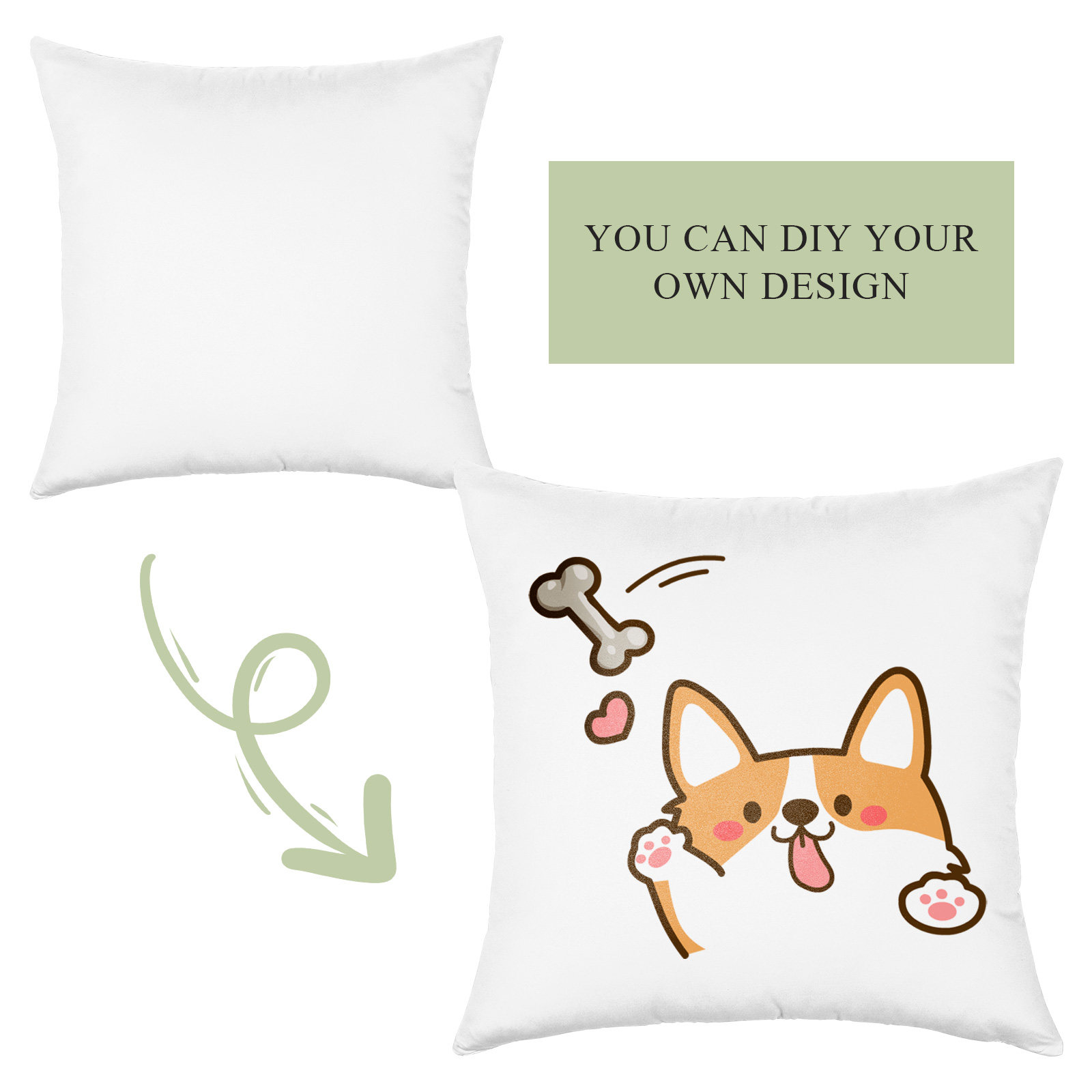 4Pcs Sublimation Pillow Cases  - Pillow Cover Sublimation avaliação e preço