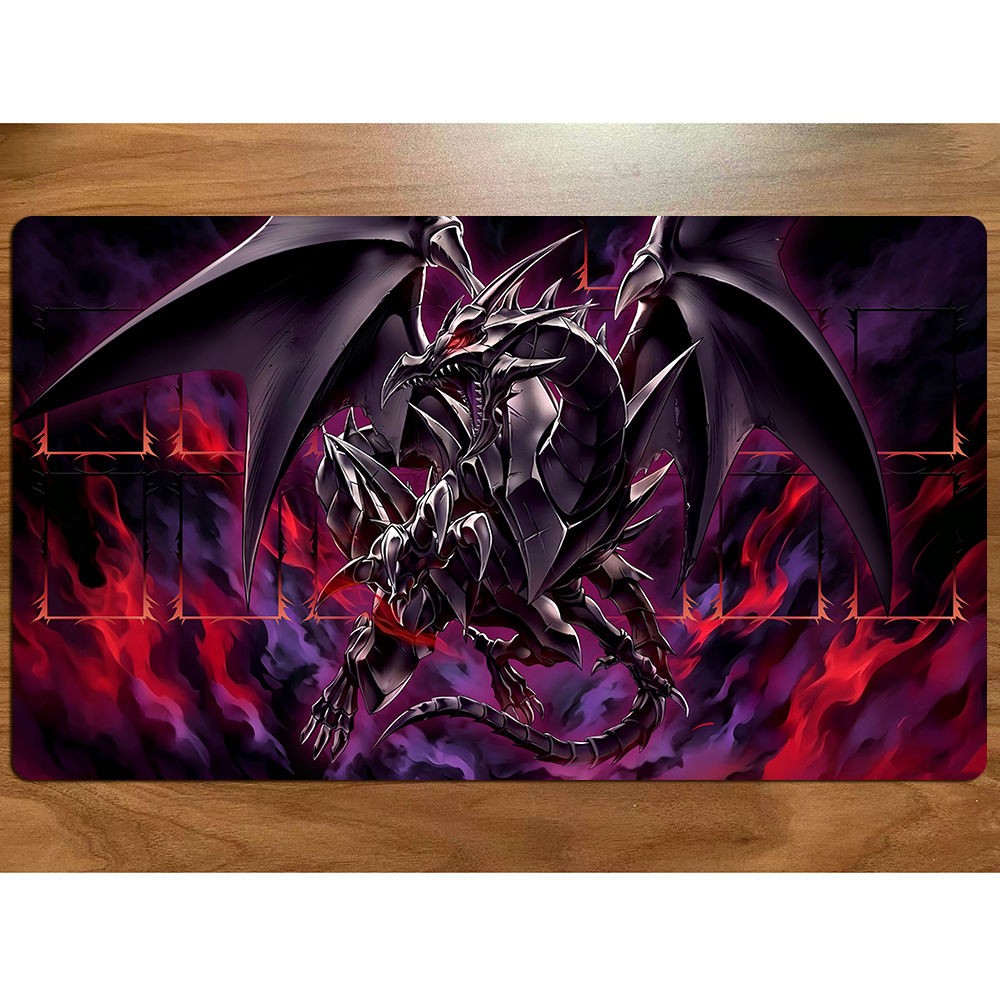 Yu-Gi-Oh Playmat Red-Eyes Blac - Door Mat Blank avaliação e preço