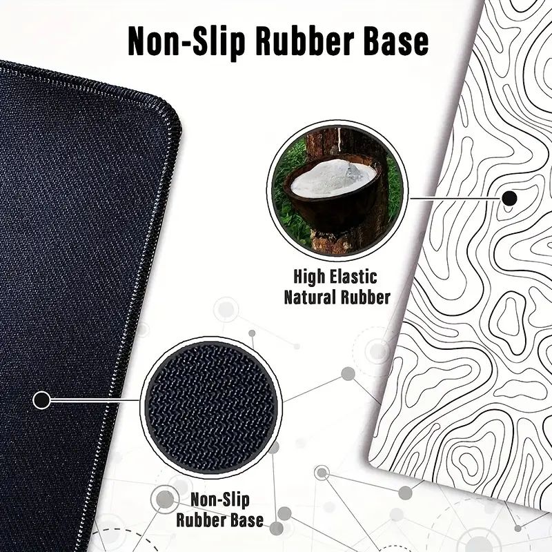 1PC Large Mouse Pads For Desk, - Mouse Pad Blank Sublimation avaliação e preço