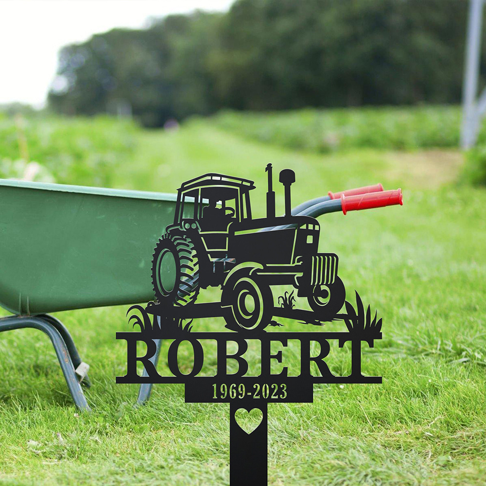 Custom Farmer Memorial Metal S - Yard Sign Blank avaliação e preço