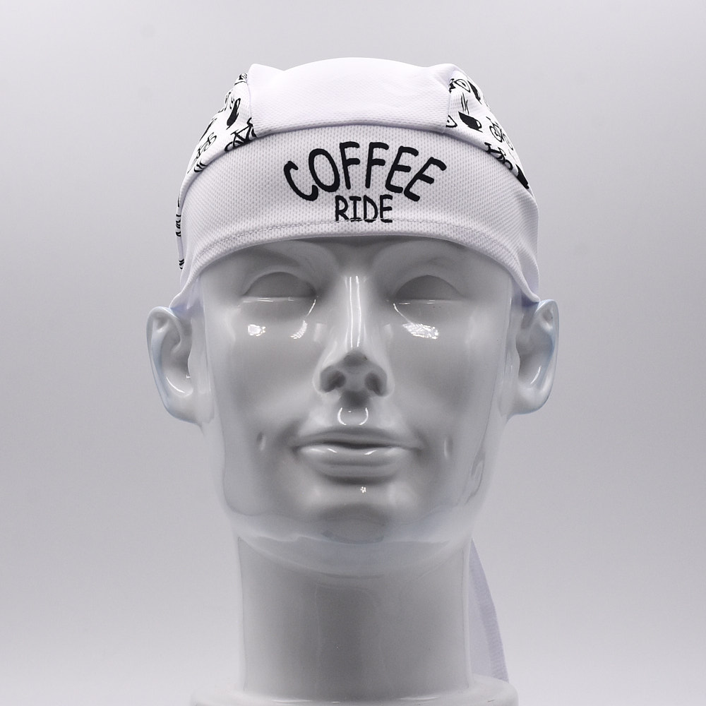 Classic Men White Cycling Cap  - Bandana Blank White avaliação e preço