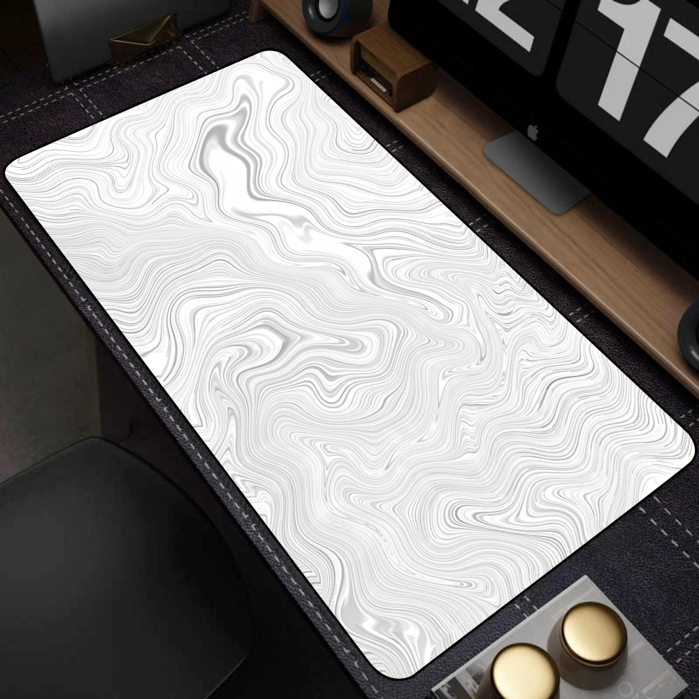 Large Black and White Art Mous - Mouse Pad Blank Sublimation avaliação e preço