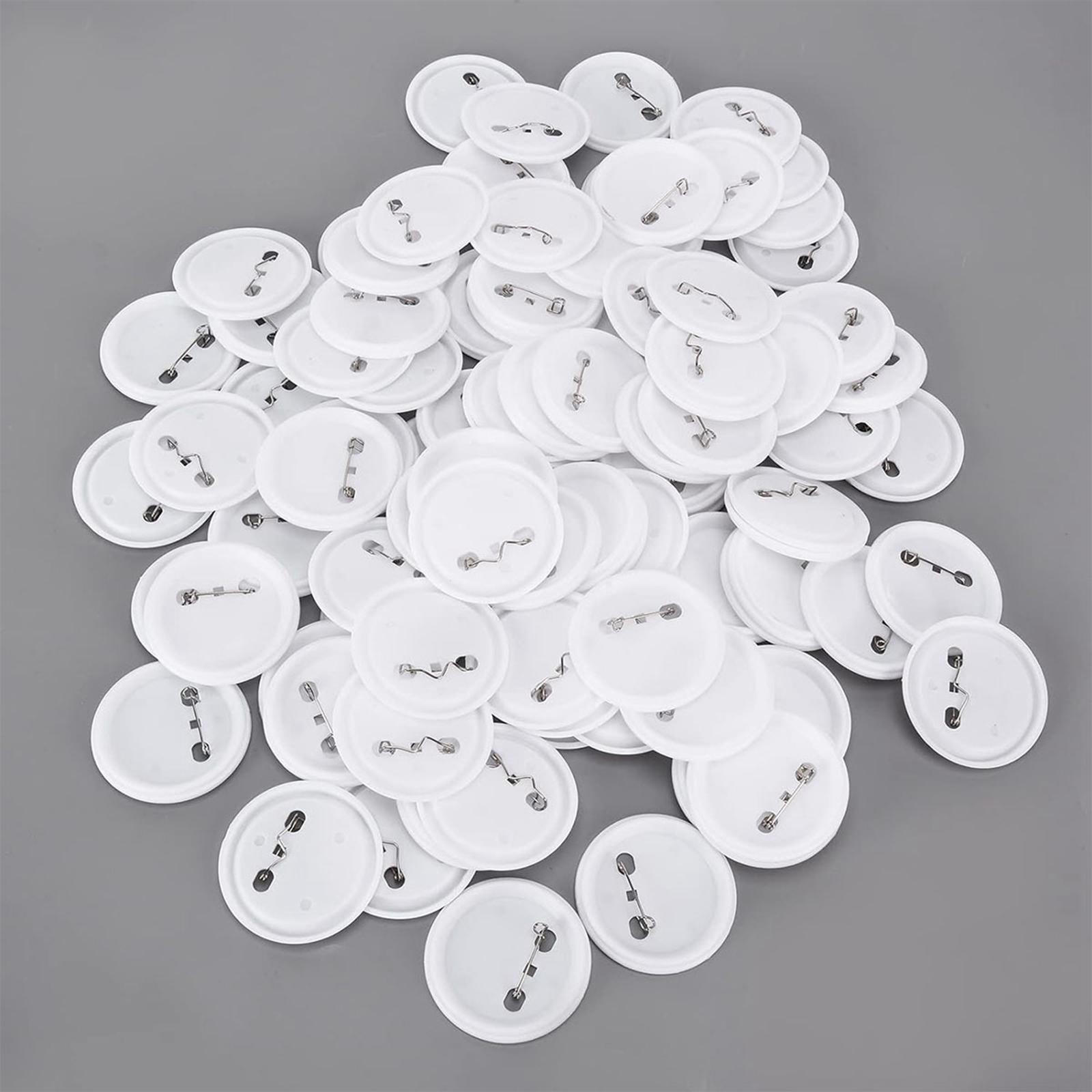 100x Button Making Supplies Po - Button Badge Blank avaliação e preço